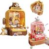 Electronic Mini Clip Doll Machine Strong Grip Cartoon Claw Crane Machine  Arcade Game