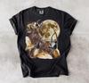 Rhinoceros Beetle Full Moon Graphic Tee, Entomology Lover Shirt, Nature Bug Design
