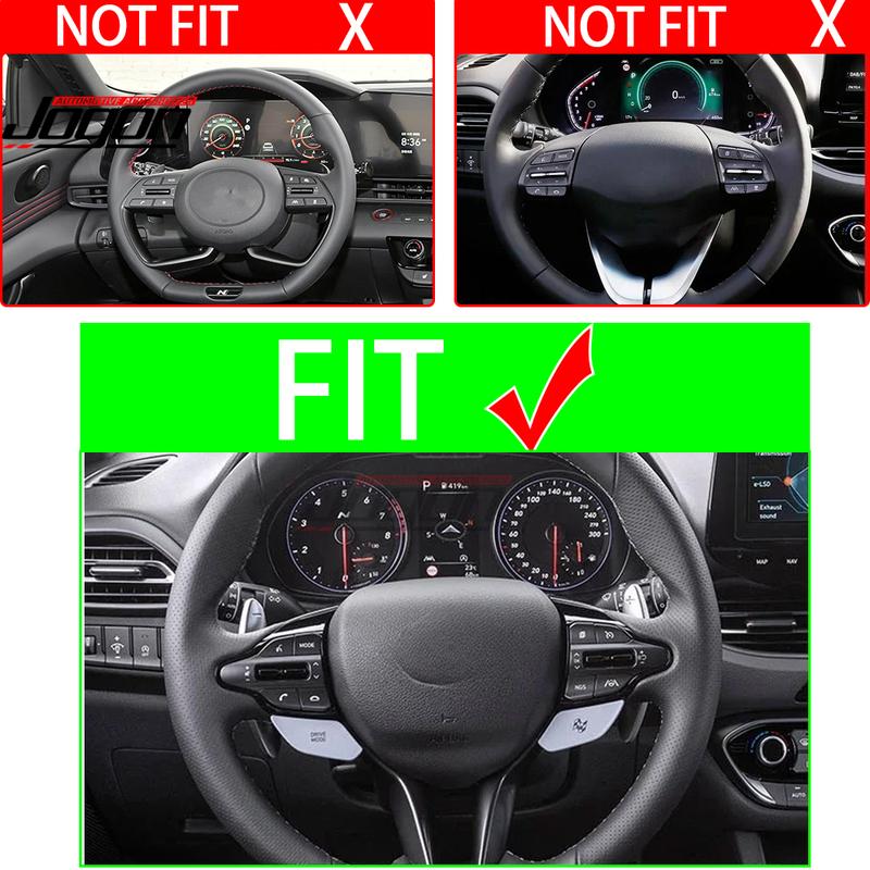 For Hyundai i30 N Line Veloster KONA N Elantra Avante GT N-line CN7 Alloy Steering Wheel Shift Paddle DSG Extension Cover Trim