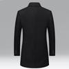 Autumn Winter Men Lapel Business Casual Trench Coats Long Jackets Overcoats Male Trench Coats Man Woolen Blends Coats