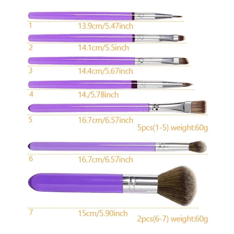 2/5/7 Pcs/Set Cake Decorating Brushes Set Fondant Paint Brush Cake Painting Brush Fondant Makeup Tool Cake Decoration Tools