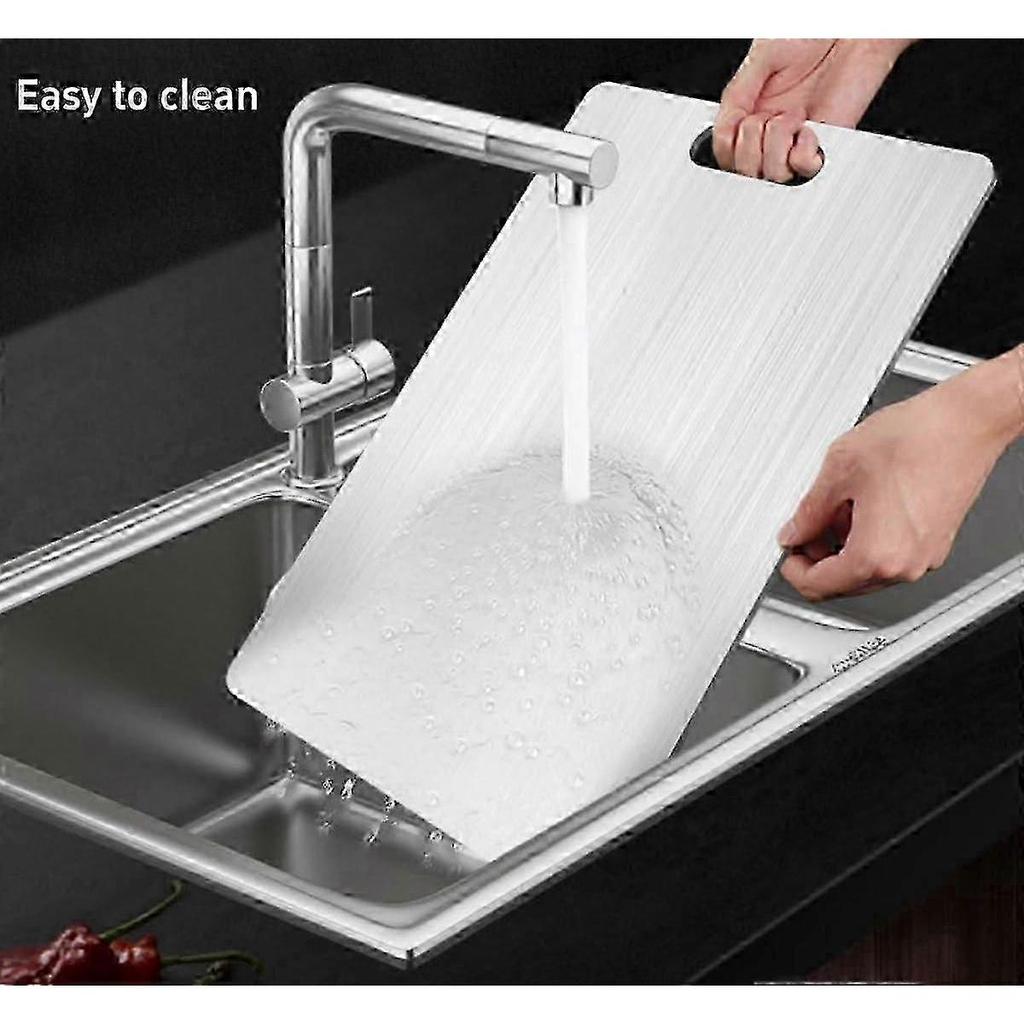3 Tablas de Cortar de Titanio - Tablas de Cortar 100% Titanio Puro para Cocina - Higiene y Durabilidad de Vanguardia, Tablas de Cortar de Titanio para Cocina del Hogar