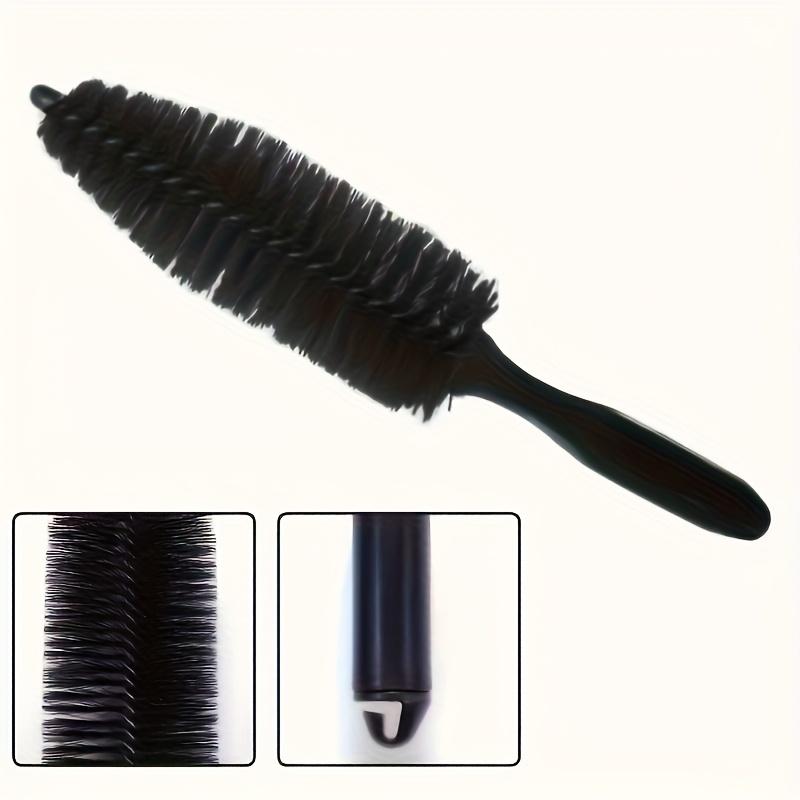Car Tire Cleaning Brush with Handle, Efficient Wheel Rim Washing and Maintenance Tool, Plastic Car Cleaning Accessory - Suitable for Vehicle Wheels
