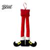 Christmas Ornament for Women Elf Legs Santa Legs Hanging Ornaments Plush Stuffed Xmas Car Pendant Decorative Fun Holiday Decor Mirror Door Handle,