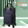 Folding Portable Shopping Cart with Stair-Climbing Wheels