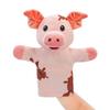 Hand Puppet Toy For Kids With Plush Animal Design Soft Watermelon Microfiber For Educational Play