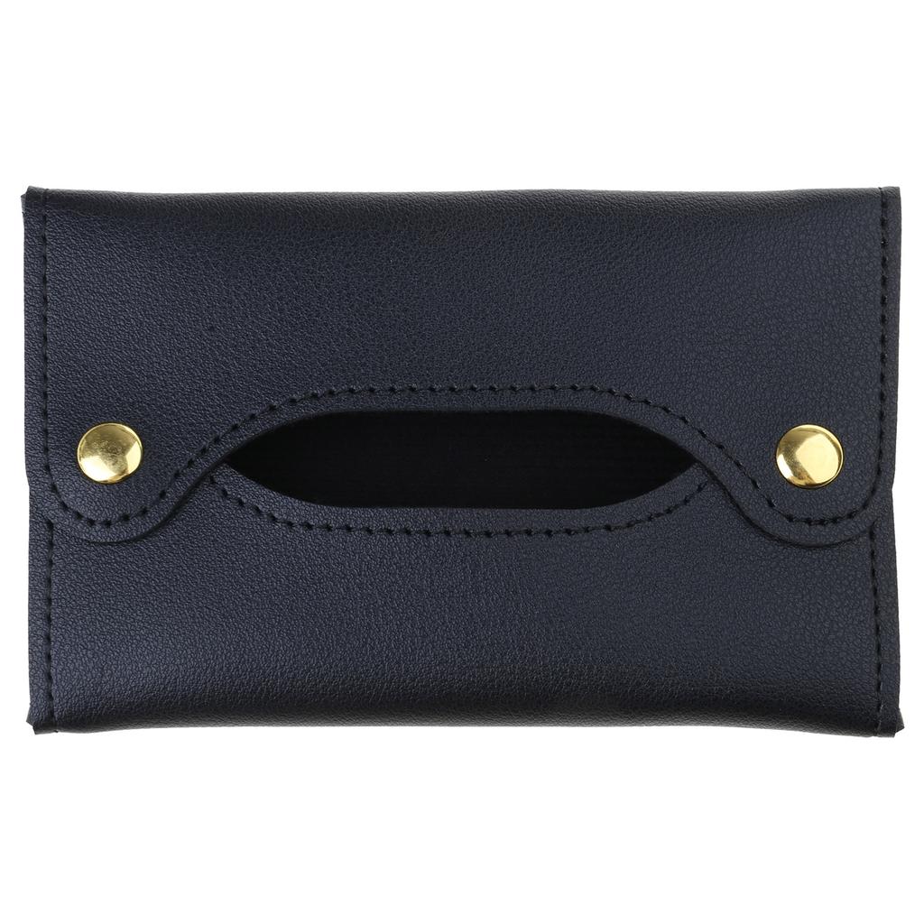 Convenient Tissue Storage Bag Essential Tissue Holder Dispenser Compact PU Leather Pouch for Hygienic Storage