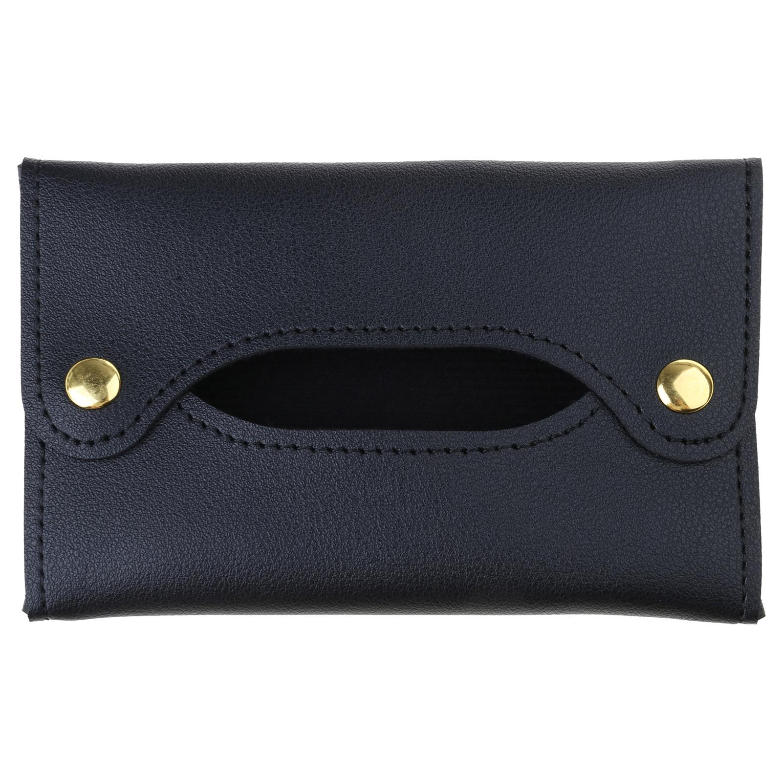 

Удобная сумка для хранения салфеток, незаменимый держатель-диспенсер для салфеток, компактный чехол из ПУ кожи для гигиеничного хранения