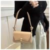 Stylish Retro Flip-Top Bag, Design Armpit Bag for Women Fashion Simple Handheld Stick Bag, Versatile Niche Shoulder Bag