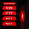 WGLRK1 4Pcs Volkswagen Safety Warning Night Reflection Car Stickers For VW Scirocco GTI Polo Golf CC T5 GTE Passat Variant b6 Jetta