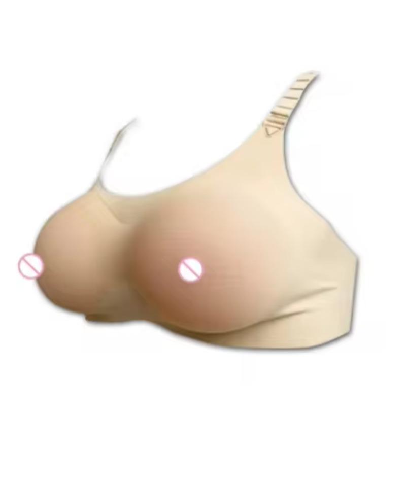 Silicone Fake Breasts Crossdresser Silicone Breast Form Chest Prosthesis Fake Boobs for Male Female Bra with Silicone Breat Form