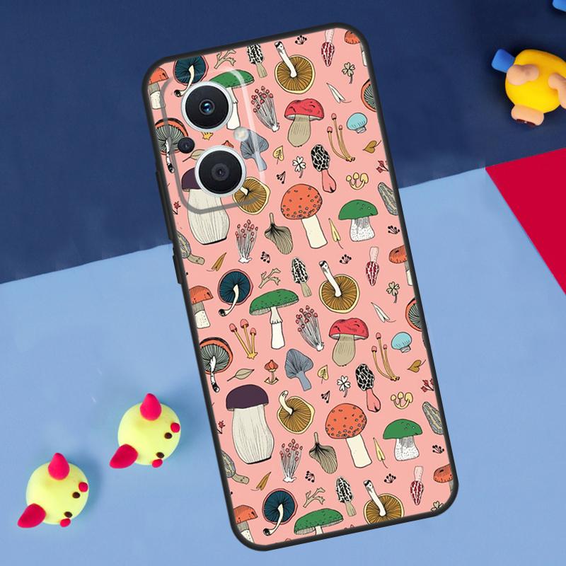 Mushroom For OPPO Reno 14F 13F 12F 11F 10 11 12 13 14 Pro 8T 7 8 Lite OPPO Find X6 X5 X8 X9 Pro Case