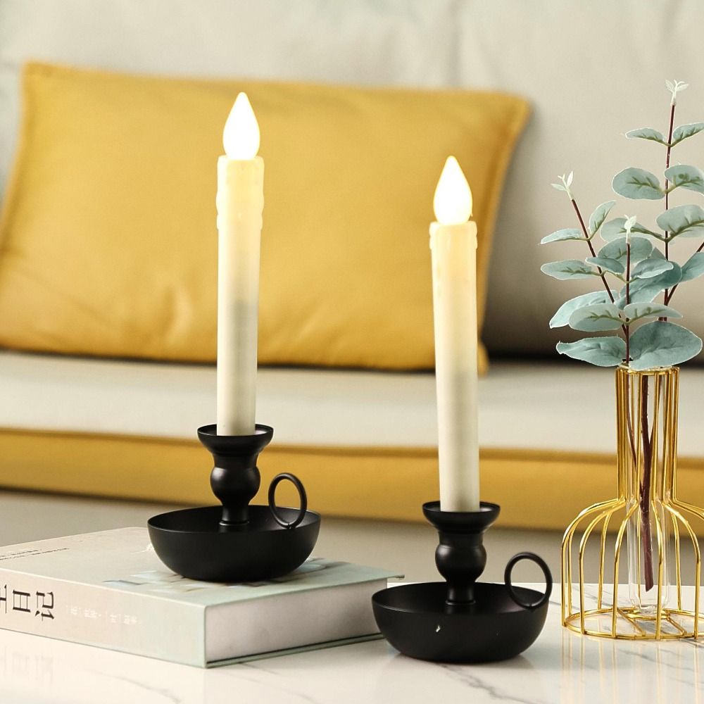 Dinner Table Storage Easy Carry Wedding Party Candle Holder Small Tray Candlestick Candle Props