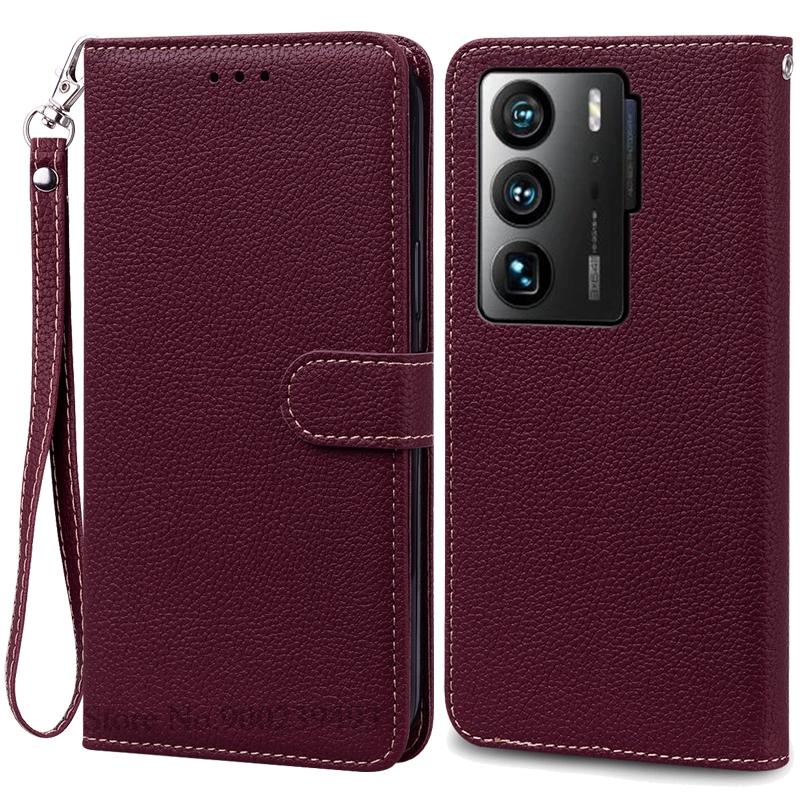 For ZTE Axon 40 Ultra Case Wallet Flip Leather Case For ZTE Axon 40 Ultra Case Silicone Book Cover Coque Fundas