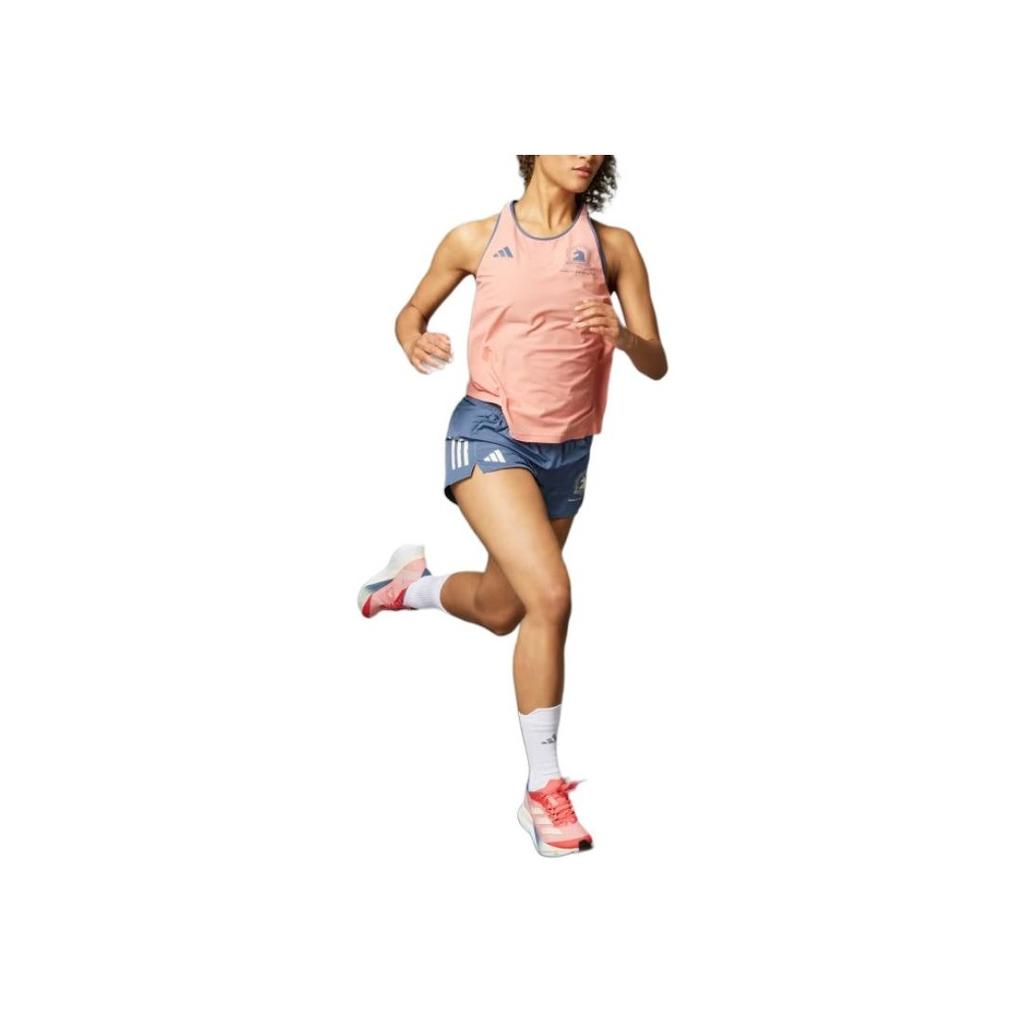 Adidas Logo Sleeveless Round Neck Vest Women Tops Pink IS9562