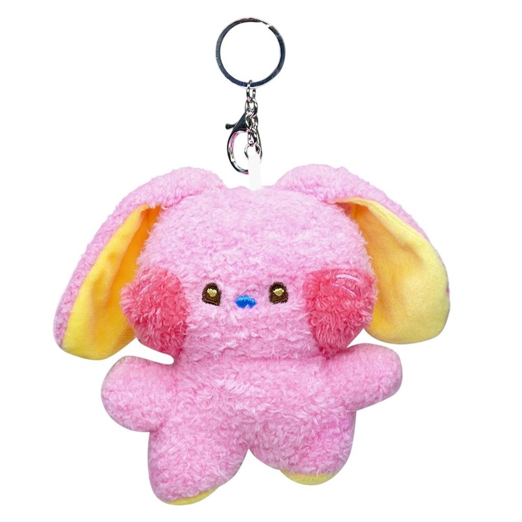 Plush Doll With Bead Chain Backpack Pendant Plush Doll