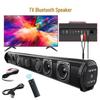 BS-10 Bezprzewodowy głośnik Bluetooth i długi soundbar TV, kompatybilny z komputerem i projektorem.