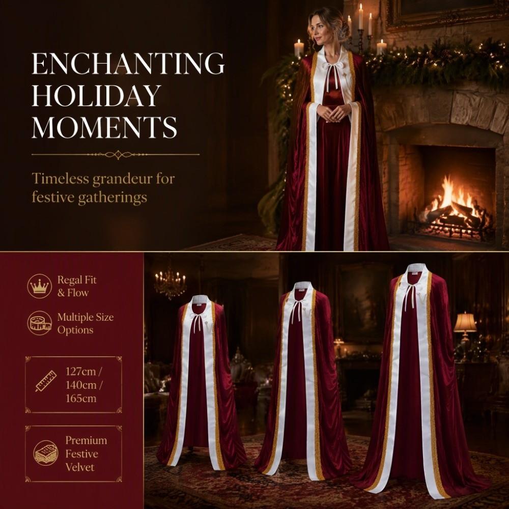 Burgundy Velvet Cloak Wine Red Cosplay Cloak Prince King Cape  Theme Party