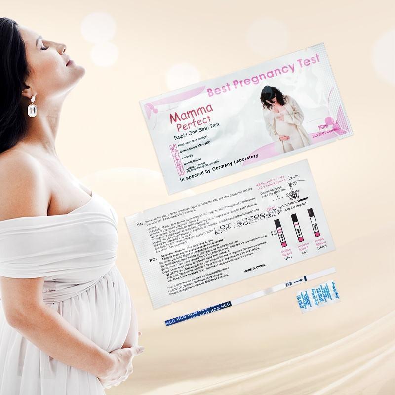 10pcs Early Pregnancy Test Strips HCG Urine Measuring Testing Kit For Women Household Rapid Over 99% Accuracy Test Sticks