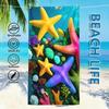 Extra Large Microfiber Beach Towel That Is Sand-Resistant, Highly Absorbent, And Perfect for Outdoor Activities Like Hiking And