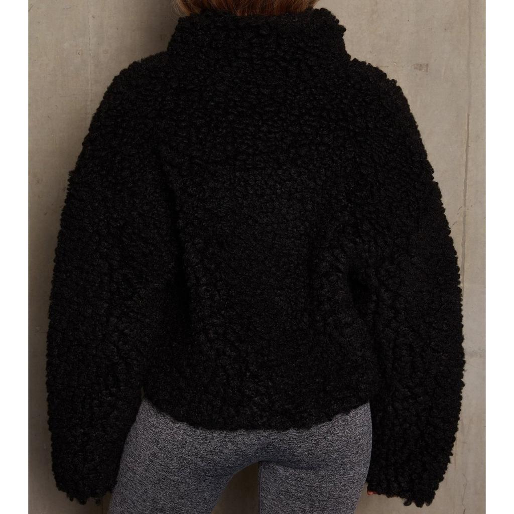 Kadın Giyim, Peluş, Hırka, Kısa Ceket, Yünlü Kaban, Kadın