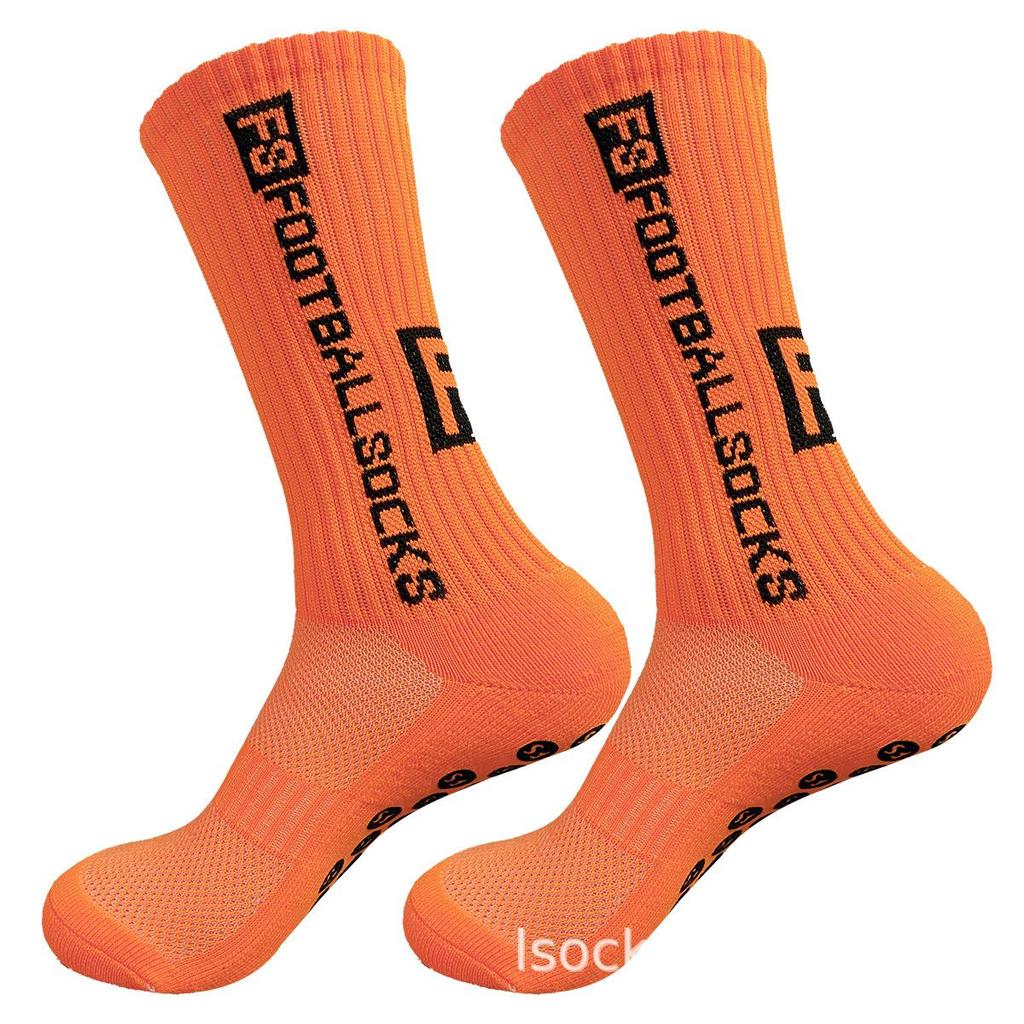 Non-Slip Dotting Sports Socks: Sweat-Absorbing Football & Basketball Socks with Towel Bottom.
