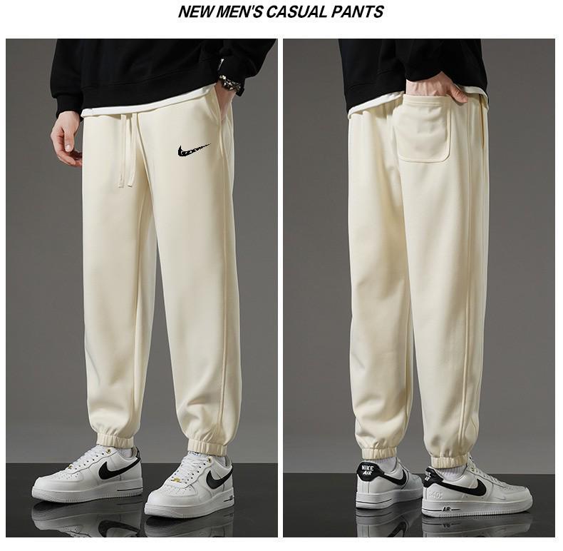 Pantaloni de trening la modă căptușiți cu fleece pentru bărbați și femei 2025: Pantaloni casual sport de exterior pentru toamnă/iarnă