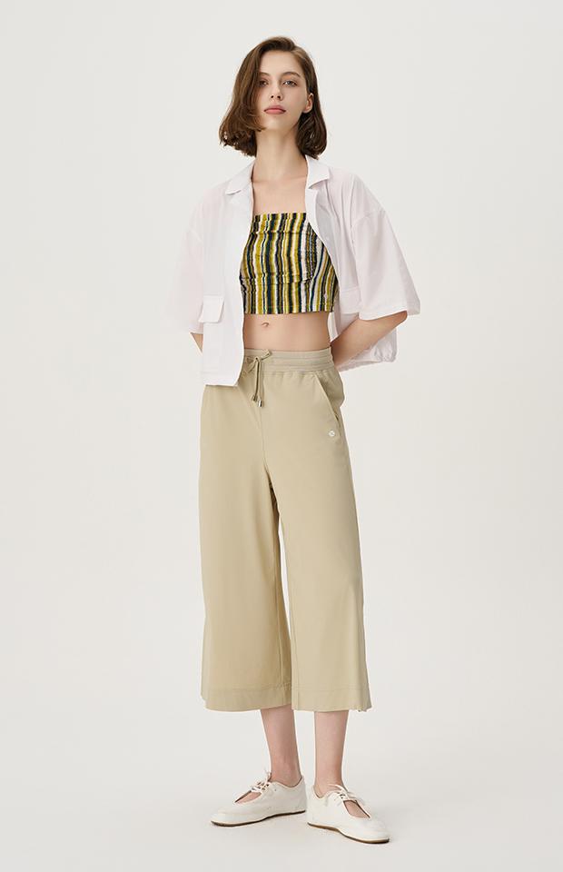 HUIT Super Air Cool Wide Fit 3/4 Length Pants Htwpn5J11T