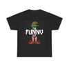The Funny Elf T Shirt Cute Christmas Holidays Time Winter Heavy Cotton