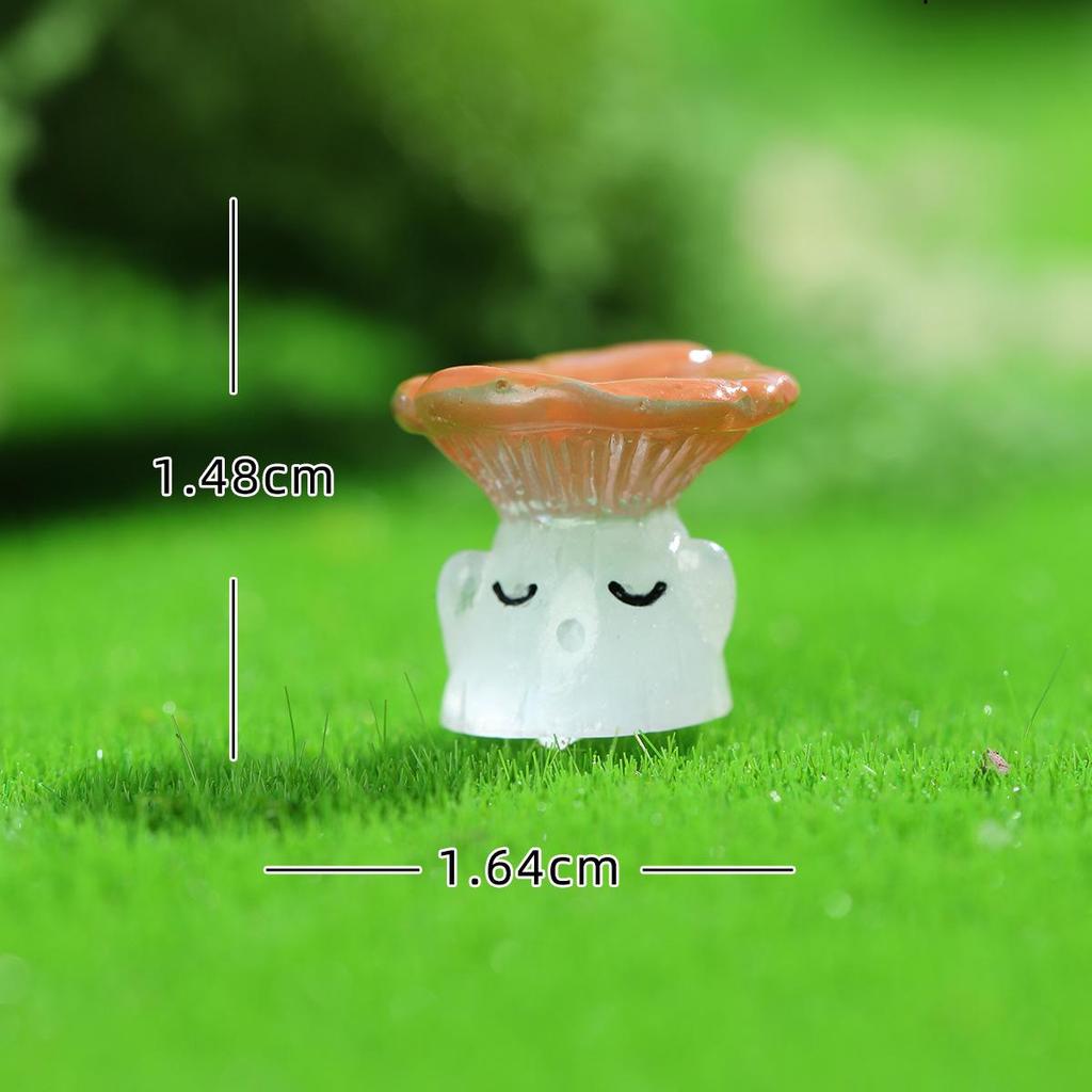 Luminous Wild Mushroom Mini Ornaments – Cute DIY Accessories