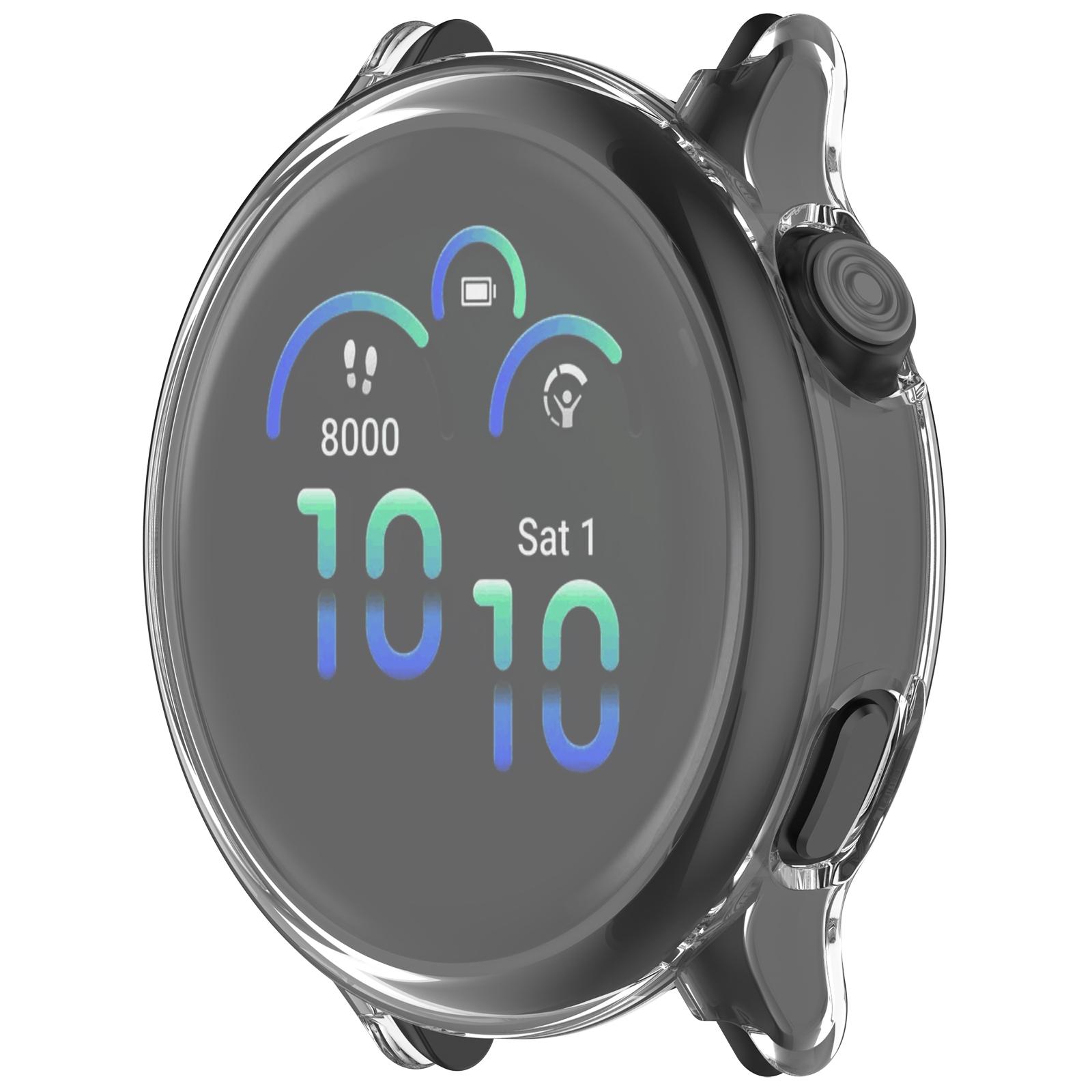 

For Garmin Vivoactive 6 TPU Watch Case Full Coverage Transparent Protective Cover As Shown A