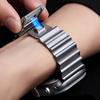 Stainless Steel Strap for Apple Watch Ultra 3 2 1 49mm Series 10 11 46mm Metal Band for Iwatch 9 8 7 45mm 6 5 SE3 44mm Bracelet