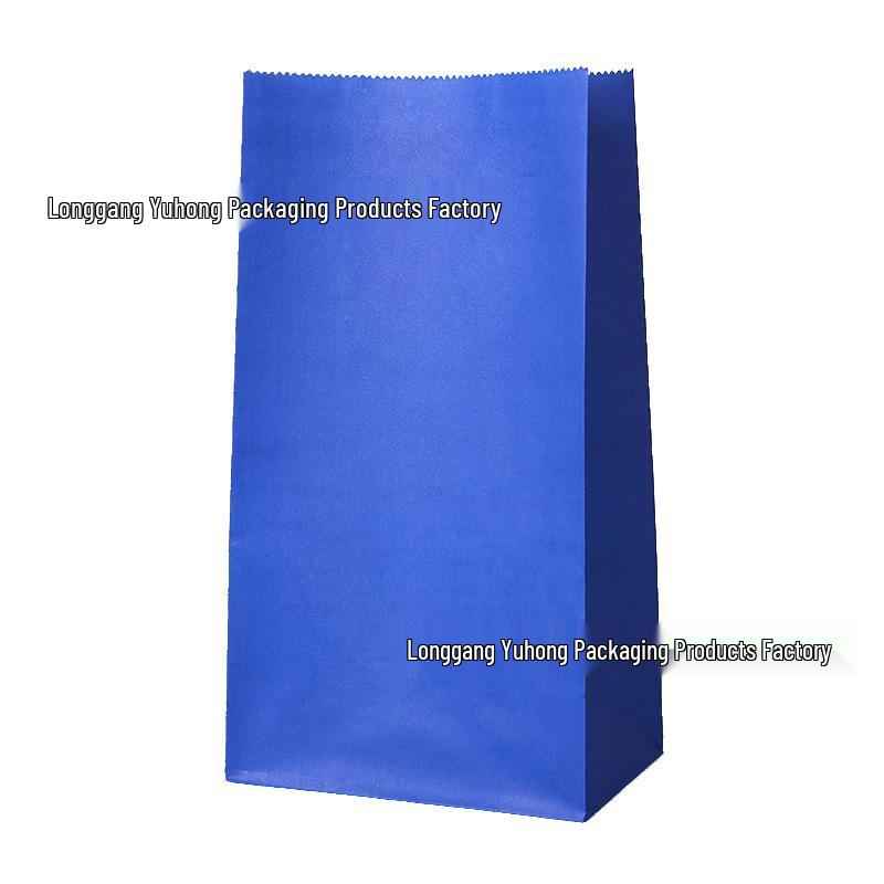 Handle-Free Colored Candy Kraft Paper Bags for Children's Gifts & Snack Storage