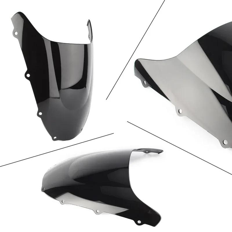 Motorcycle Screen Double Bubble Windshield Deflector Protector WindScreen For Kawasaki Ninja ZX-9R ZX9R ZX 9R ZX900C 1998 1999