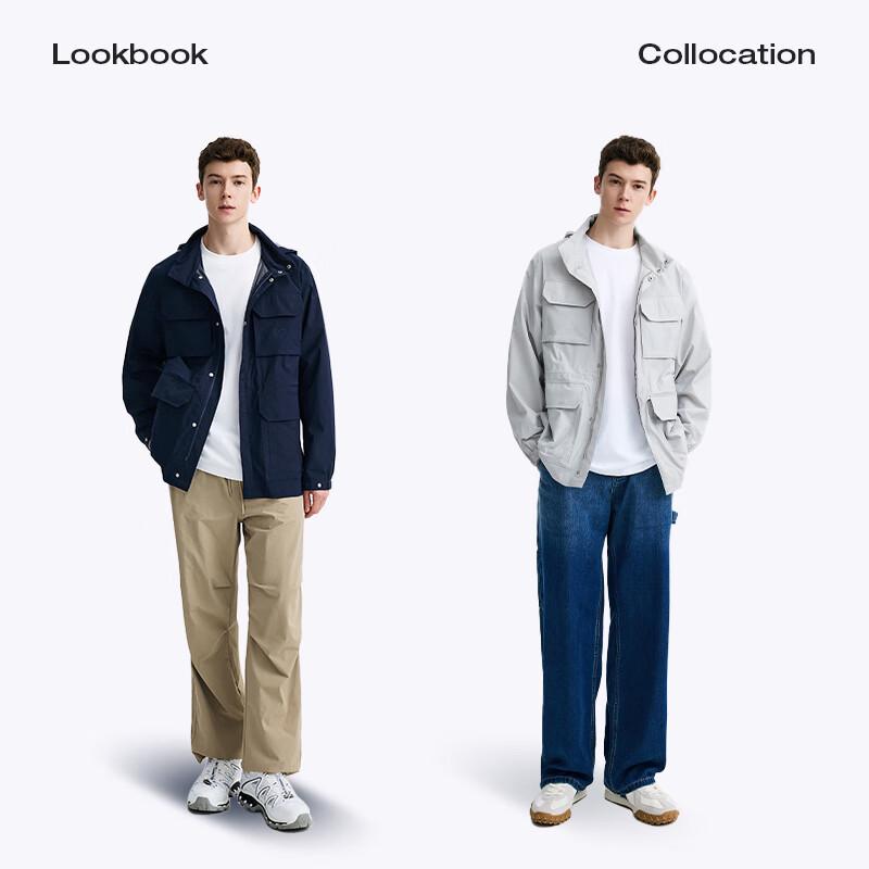 Navigare Men's Outdoor Hooded Workwear Jacket