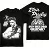 Elvis Presley Sun Records Proudly Presents The White T-Shirt, A Blue City Style Breathable and Comfortable T-shirt