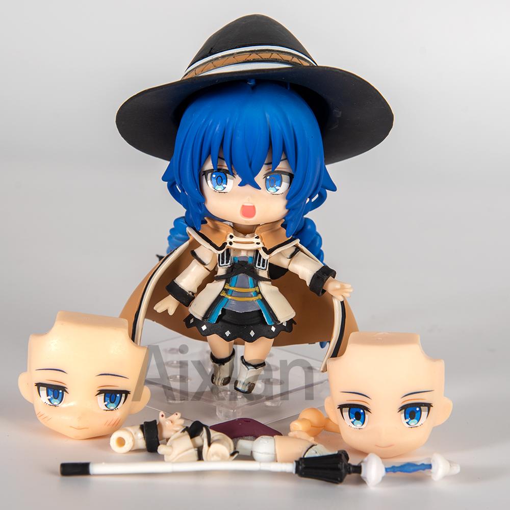 Aixlan#1567 Mushoku Tensei Figure Roxy Cute Edition 10CM Jobless Reincarnation PVC Action Figure Amine Collectible Figurine