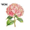 Fabric-friendly Brooch Pin, Enamel Hydrangea Shape Lapel Polished Edges Backpack Decorative Badge for Coat Collars Scarves Canvas Bags Durable Pin