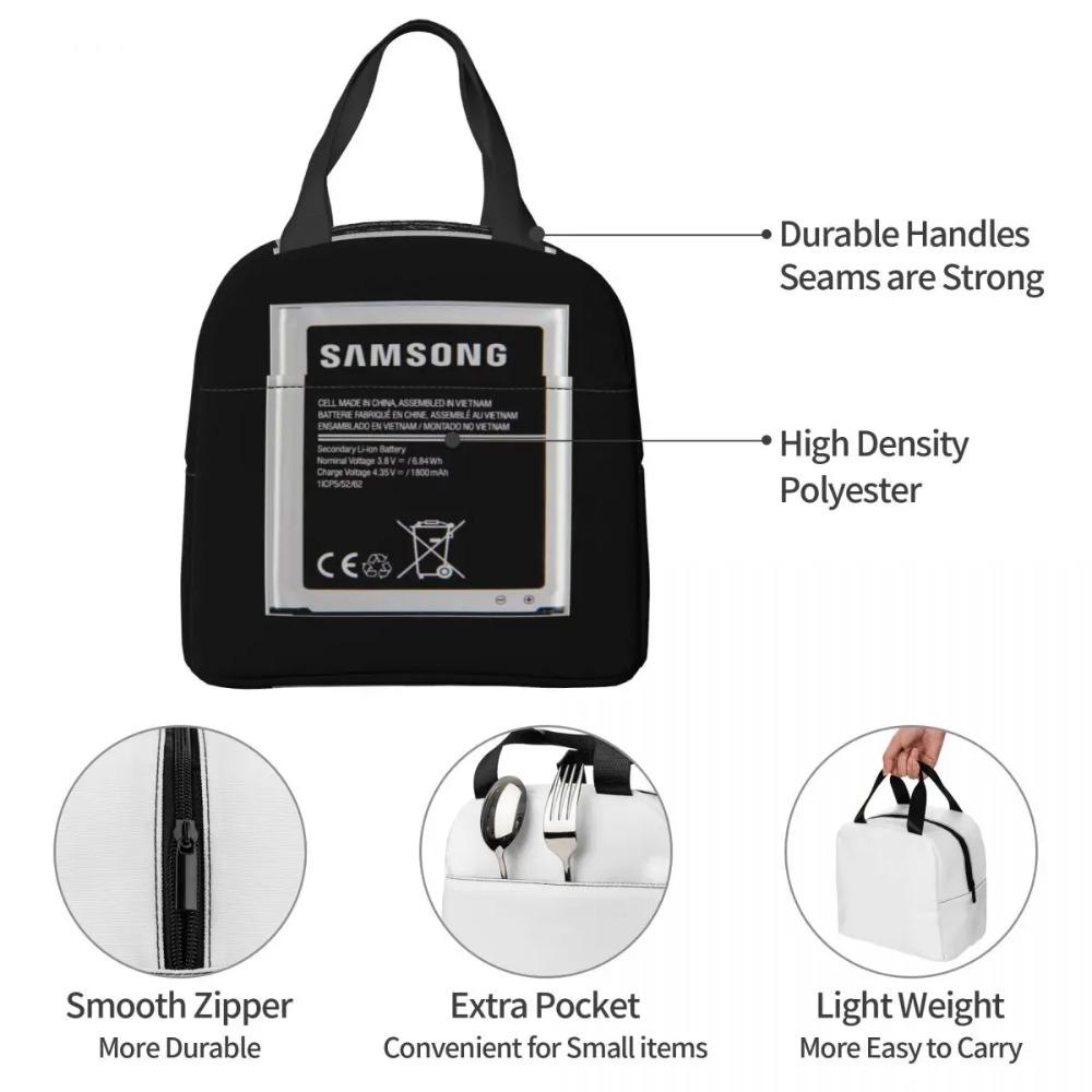 Swollen Battery Premium Insulated Lunch Bag for Women Office Cooler Thermal Food Box Tote Portable Lunch Boxes Container
