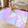 1PC Mermaid Tail Non-Slip Floor carpet, Office, family, bedroom, Studio - Large Area Rug, Vibrant Colors, Longlasting Material-X420