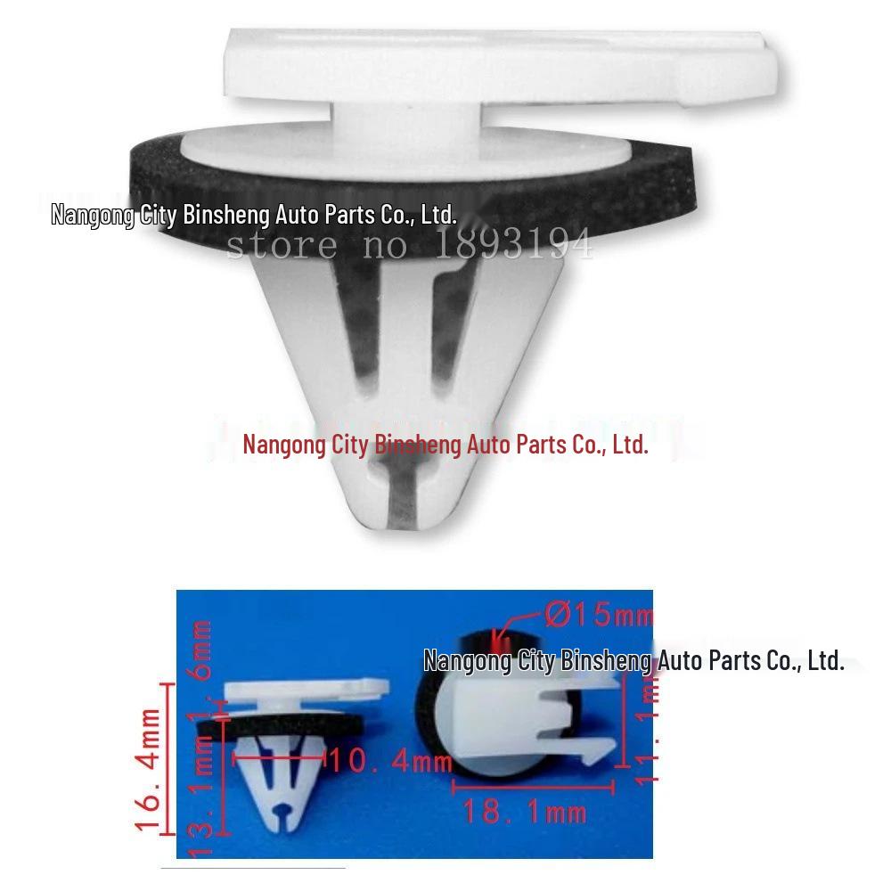 Cadillac/Chevrolet/GMC Klemclip met Afdichtingsring - Pak van 50