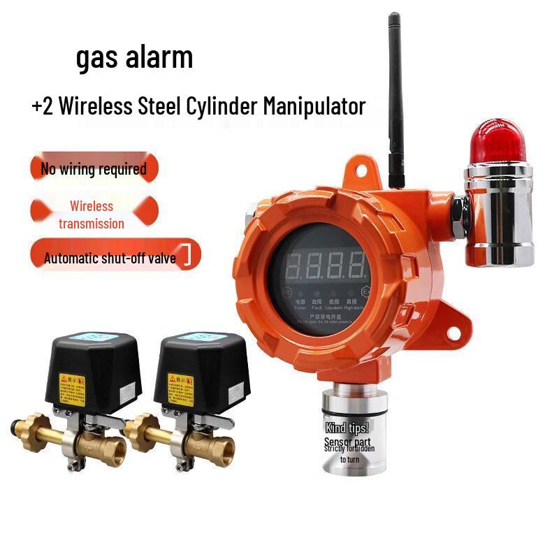 Lieve Wireless Gas Leak Detector with Automatic Shut-off Valve
