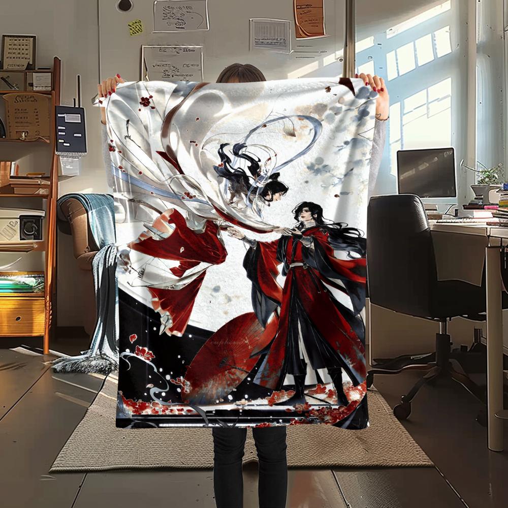 1 Pezzo Coperta in Flanella con Stampa Cartone Animato, Alta Qualità Confortevole per Tutte le Stagioni, Decorazione per la Casa, Calore e Comfort, Perfetta per Regalo di Natale Compleanno