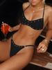 XS - L Halter Mini Micro Thong Bikini Women Swimwear Female Swimsuit Two-pieces Bikini Set Metal Rings Bather Bathing Suit Swim