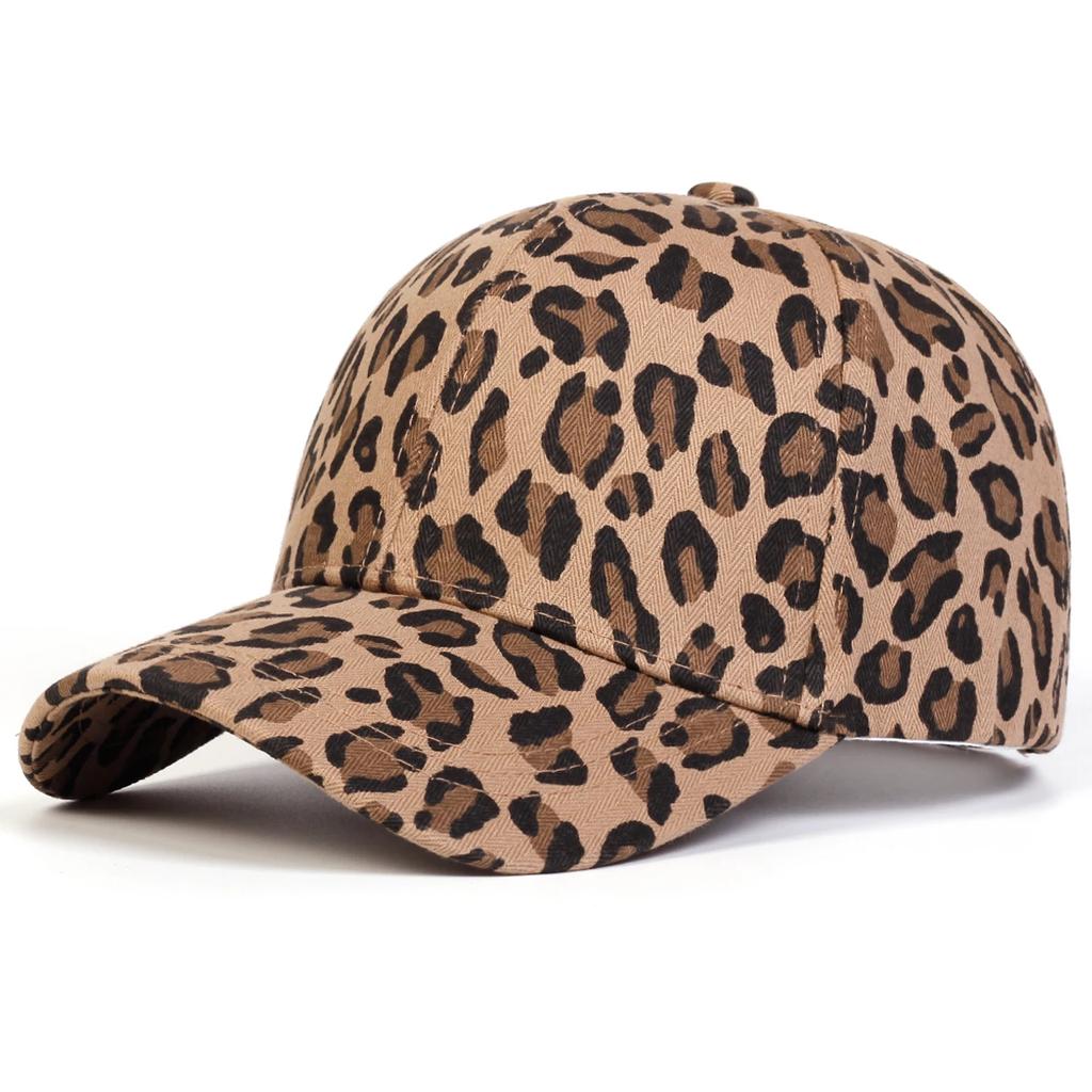 Wholesale NewFashion Spring Summer Unisex Leopard Print Baseball Caps Spring Autumn Outdoor Adjustable Casual Hats Sunscreen Hat