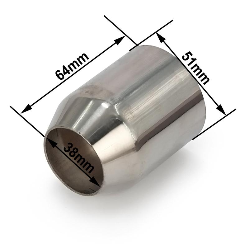 Motorcycles 38-51MM Universal Modified Exhaust Muffler Pipe With Hardware For BMW Yamaha Kawasaki KTM HONDA CBR Dirt Pit Bike