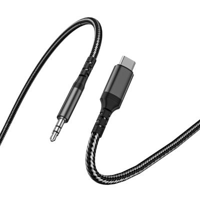 HiFi Digital Auditory Adapter Type C To 3.5mm Cable with Silver Plated Connectors for Losslessly Sound Transmission