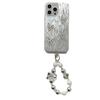 Premium silver feather yarn love is suitable for Apple 15 mobile phone case, simple iPhone13promax three-dimensional creative tide case