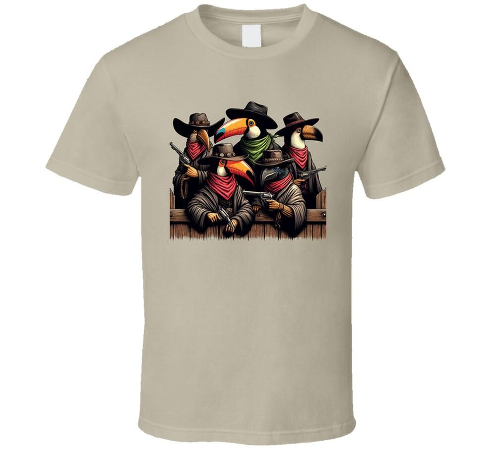 

Shaghetti Western Parody Birds Funny T Shirt M