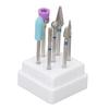 7pcs Nail Drill Bit Set Stainless Steel Portable Professional Fast Removal Nail Grinding Bits